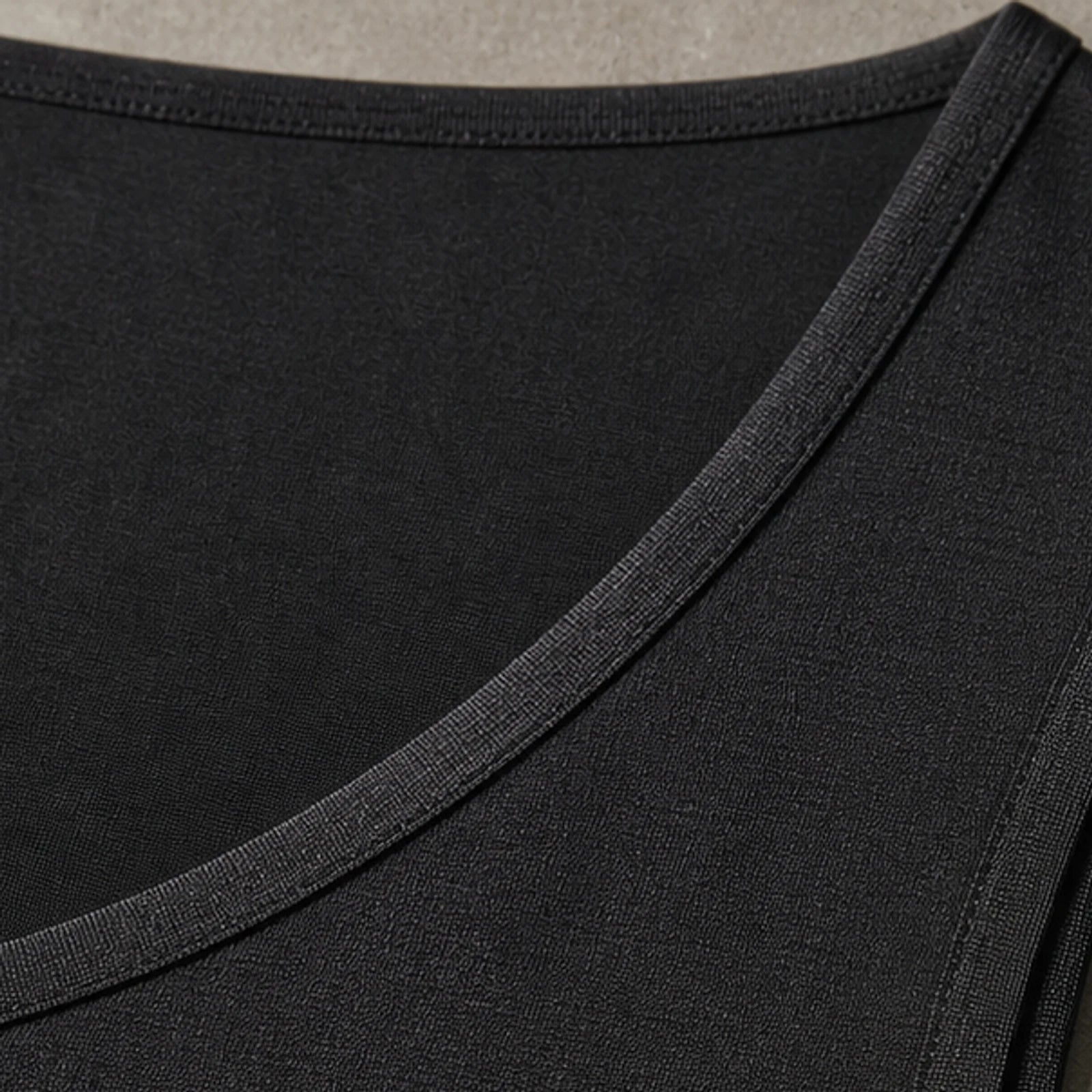 Foundation Singlet deep armhole detail